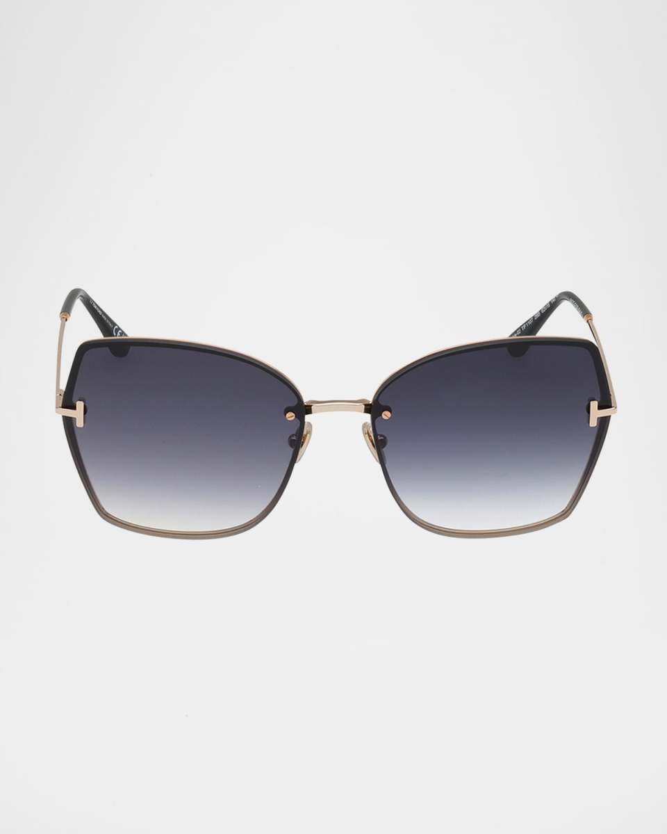 Nickie Metal Butterfly Sunglasses